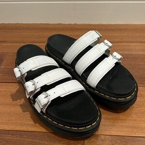 Doc Marten White Sandals